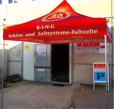 Seit über 25 Jahren - R-I-N-G Schirm -und Zeltsysteme